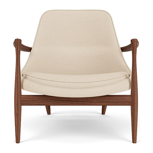 Audo Copenhagen Elizabeth Lounge Chair lenestol. Velg tekstil og treverk