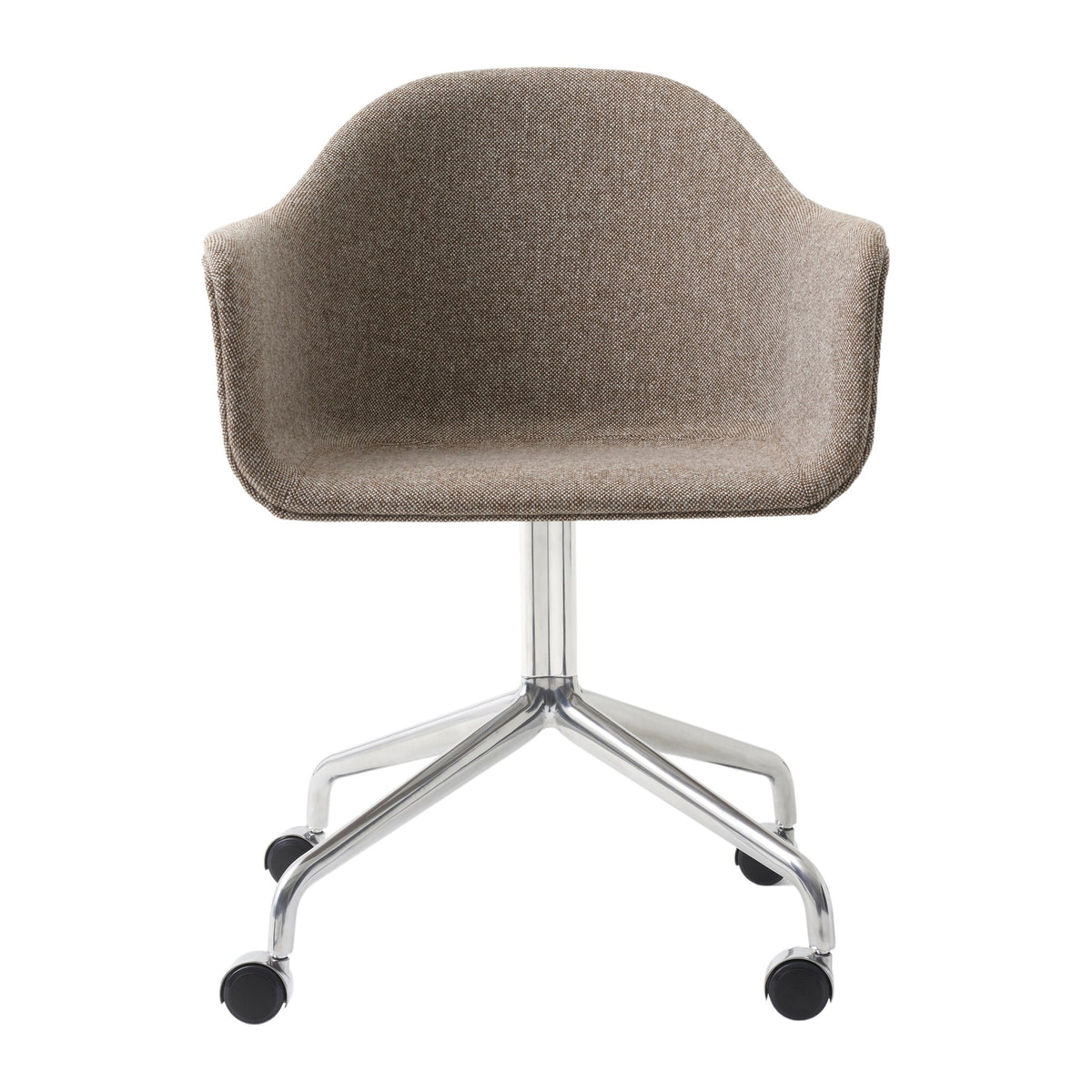Audo Copenhagen Harbour Dining Chair spisestol, stjernefot med hjul. Velg tekstil og understell
