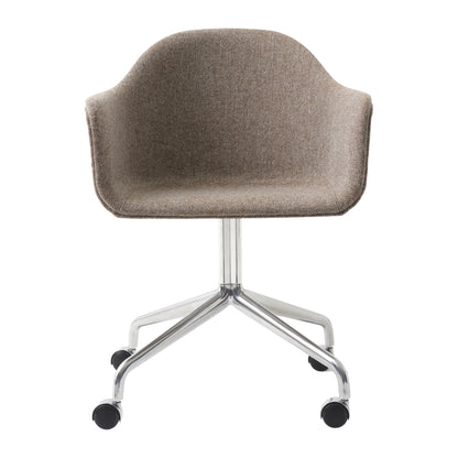 Audo Copenhagen Harbour Dining Chair spisestol, stjernefot med hjul. Velg tekstil og understell