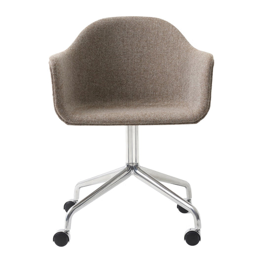Audo Copenhagen Harbour Dining Chair spisestol, stjernefot med hjul. Velg tekstil og understell