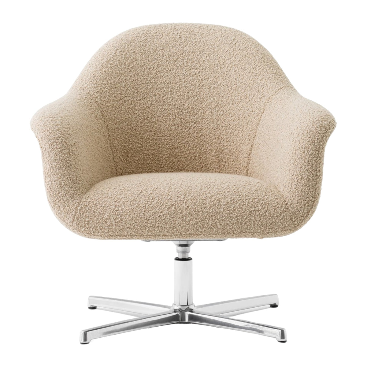 Audo Copenhagen Harbour Lounge Chair lenestol, stjernefot med sving og retur. Velg tekstil og understell