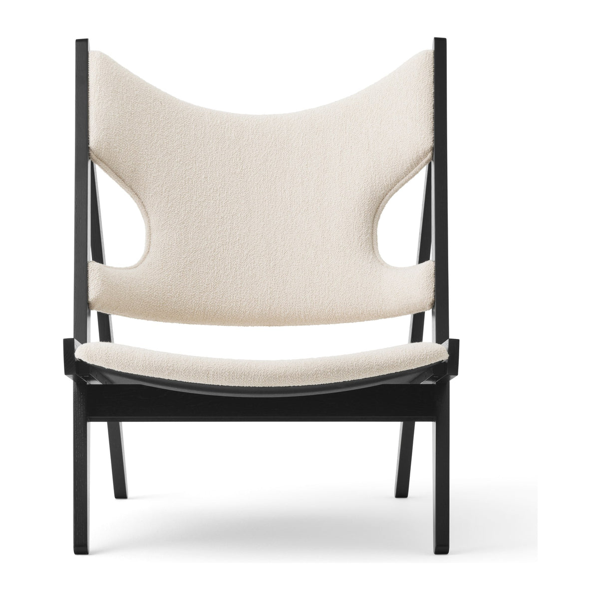 Audo Copenhagen Knitting Lounge Chair lenestol. Velg tekstil og treverk