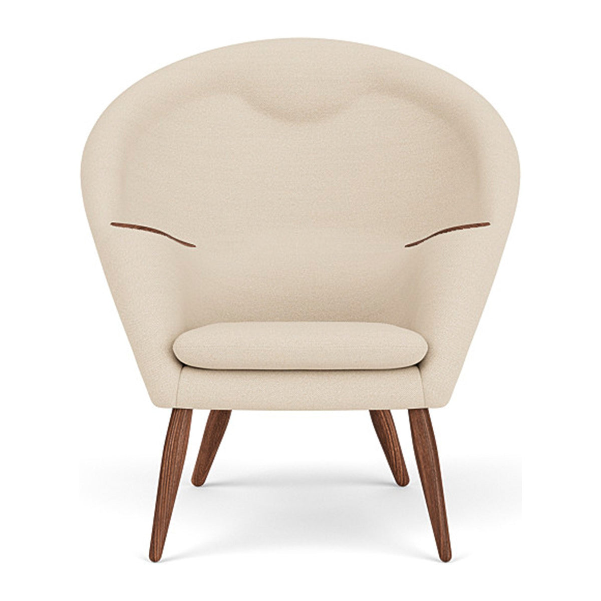 Audo Copenhagen Oda Lounge Chair lenestol. Velg tekstil og treverk