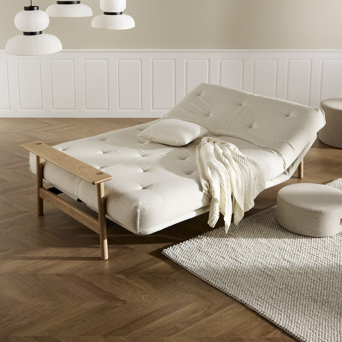 Innovation Living Balder sovesofa i hvilestilling
