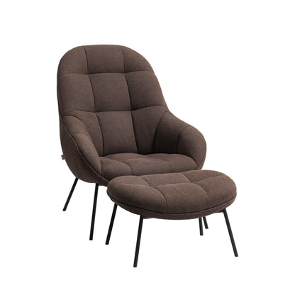 Wendelbo Mango loungestol med krakk, Remix 3 col. 356