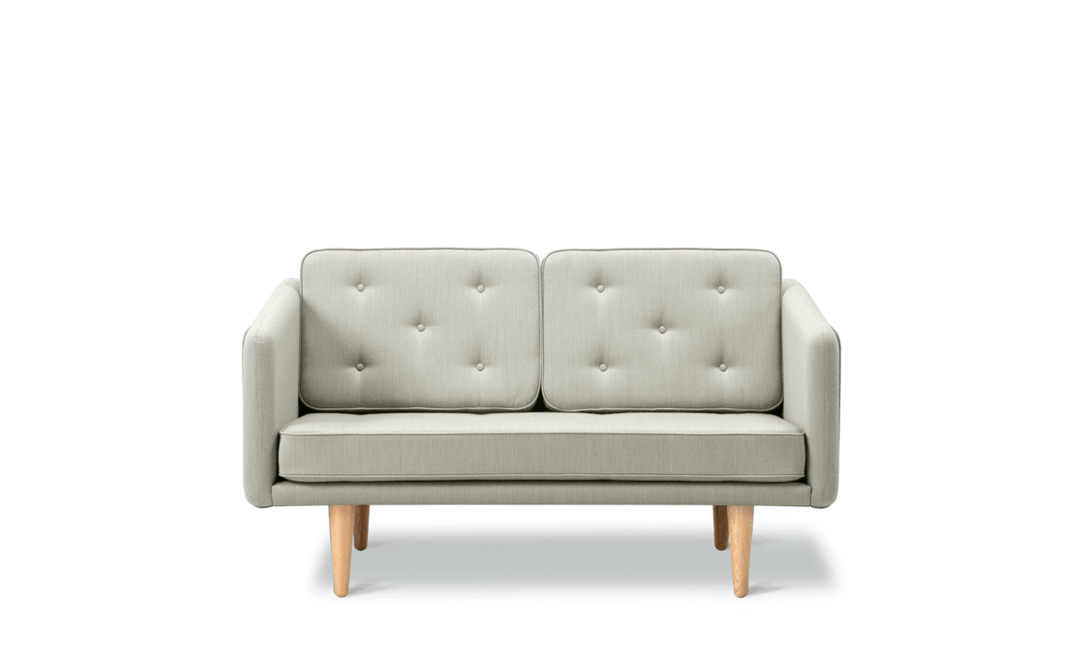 Fredericia No. 1 Sofa 143 cm, 2-seter. Velg tekstil og treverk