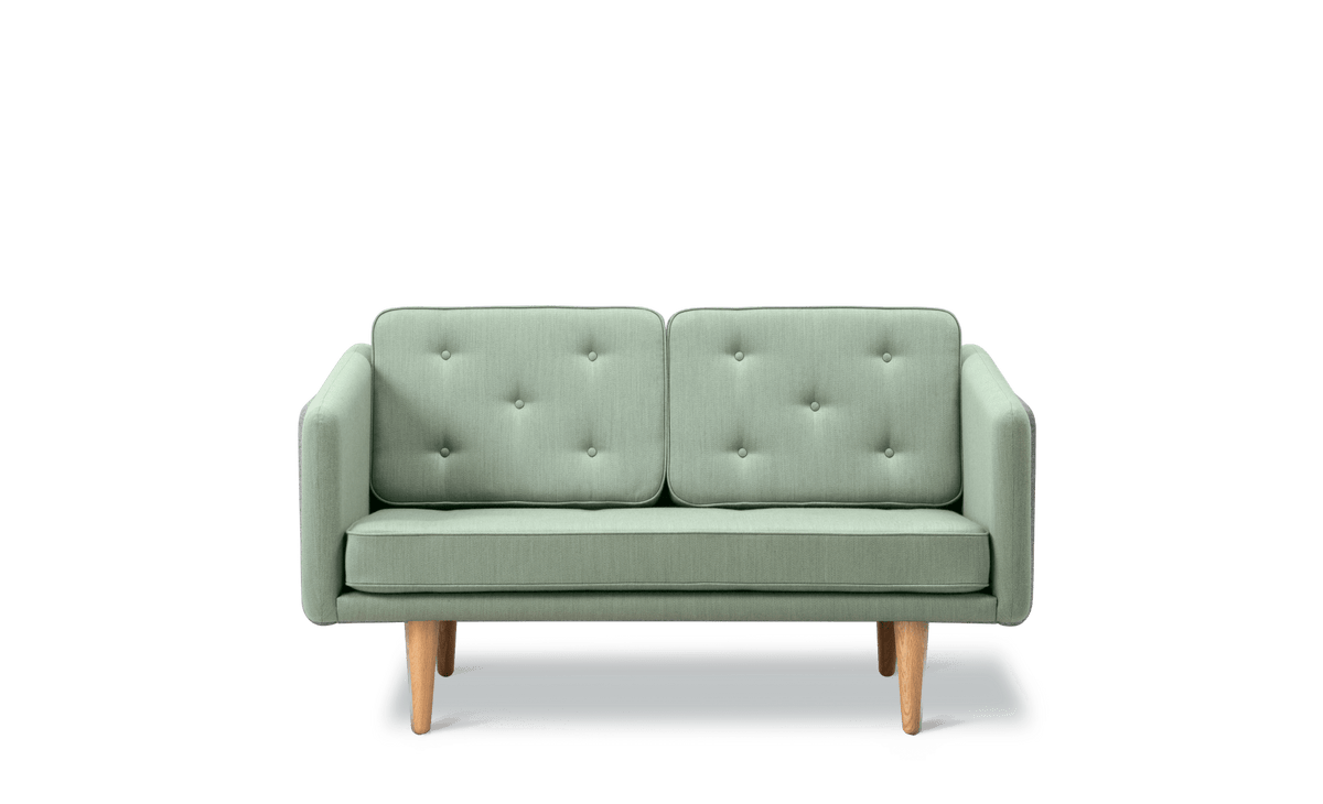 Fredericia No. 1 Sofa 143 cm, 2-seter. Velg tekstil og treverk
