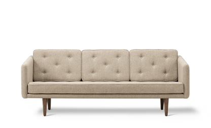 Fredericia No. 1 Sofa 206 cm, 3-seter. Velg tekstil og treverk
