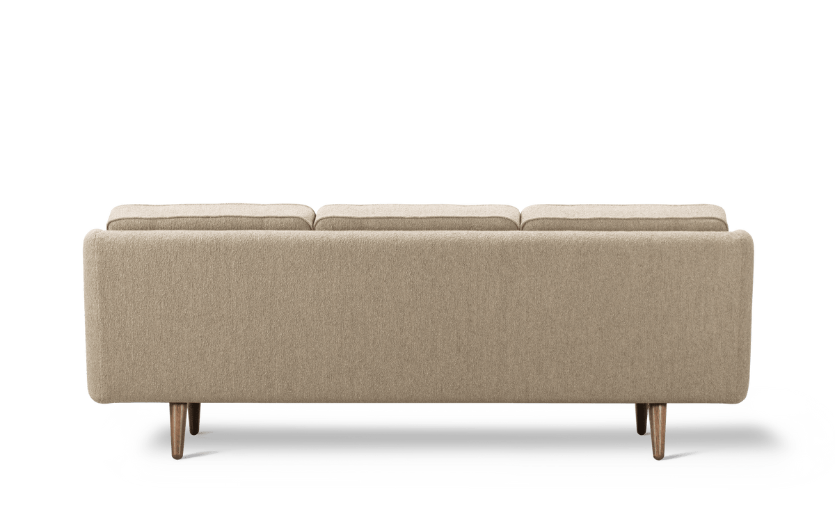 Fredericia No. 1 Sofa 206 cm, 3-seter. Velg tekstil og treverk