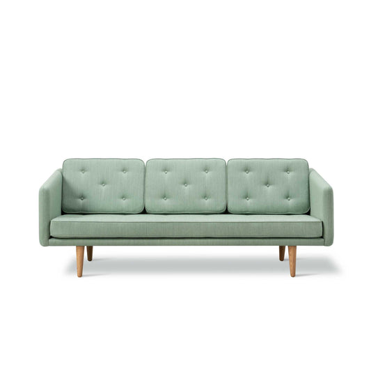 Fredericia No. 1 Sofa 206 cm, 3-seter. Velg tekstil og treverk
