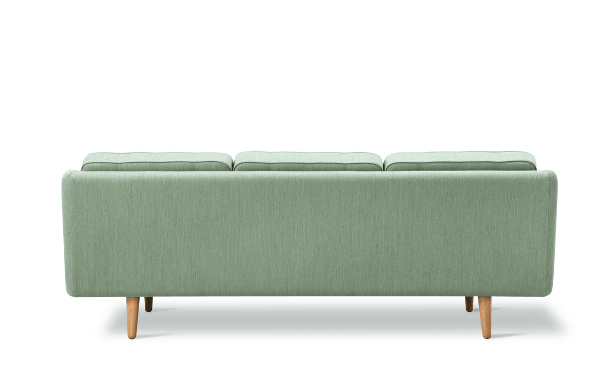 Fredericia No. 1 Sofa 206 cm, 3-seter. Velg tekstil og treverk