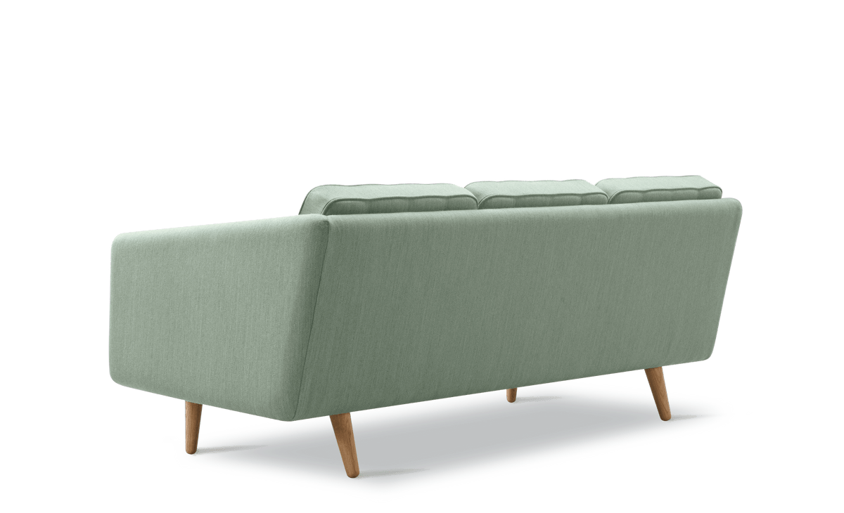 Fredericia No. 1 Sofa 206 cm, 3-seter. Velg tekstil og treverk