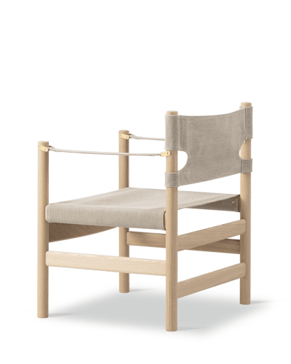 Fredericia Canvas 21 Chair lenestol. Velg sete og rygg og treverk