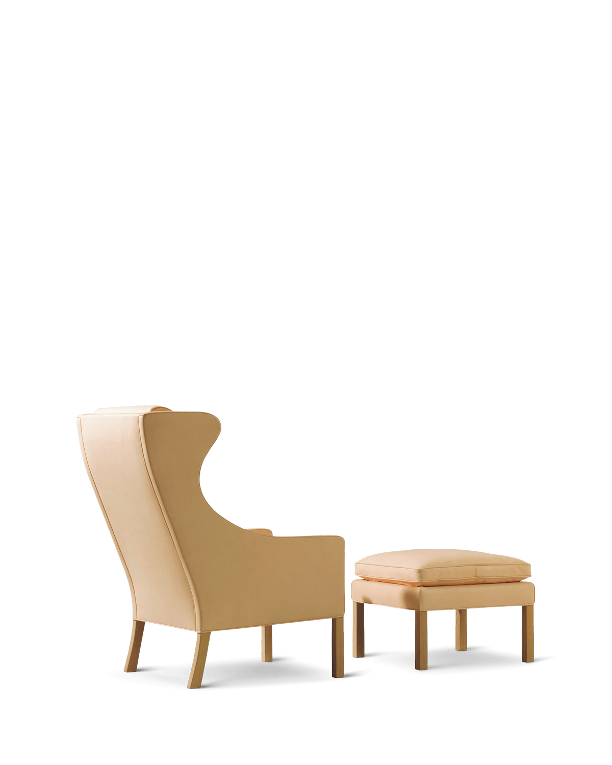 Fredericia Mogensen Wing Chair lenestol. Velg tekstil og treverk