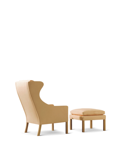 Fredericia Mogensen Wing Chair lenestol. Velg tekstil og treverk