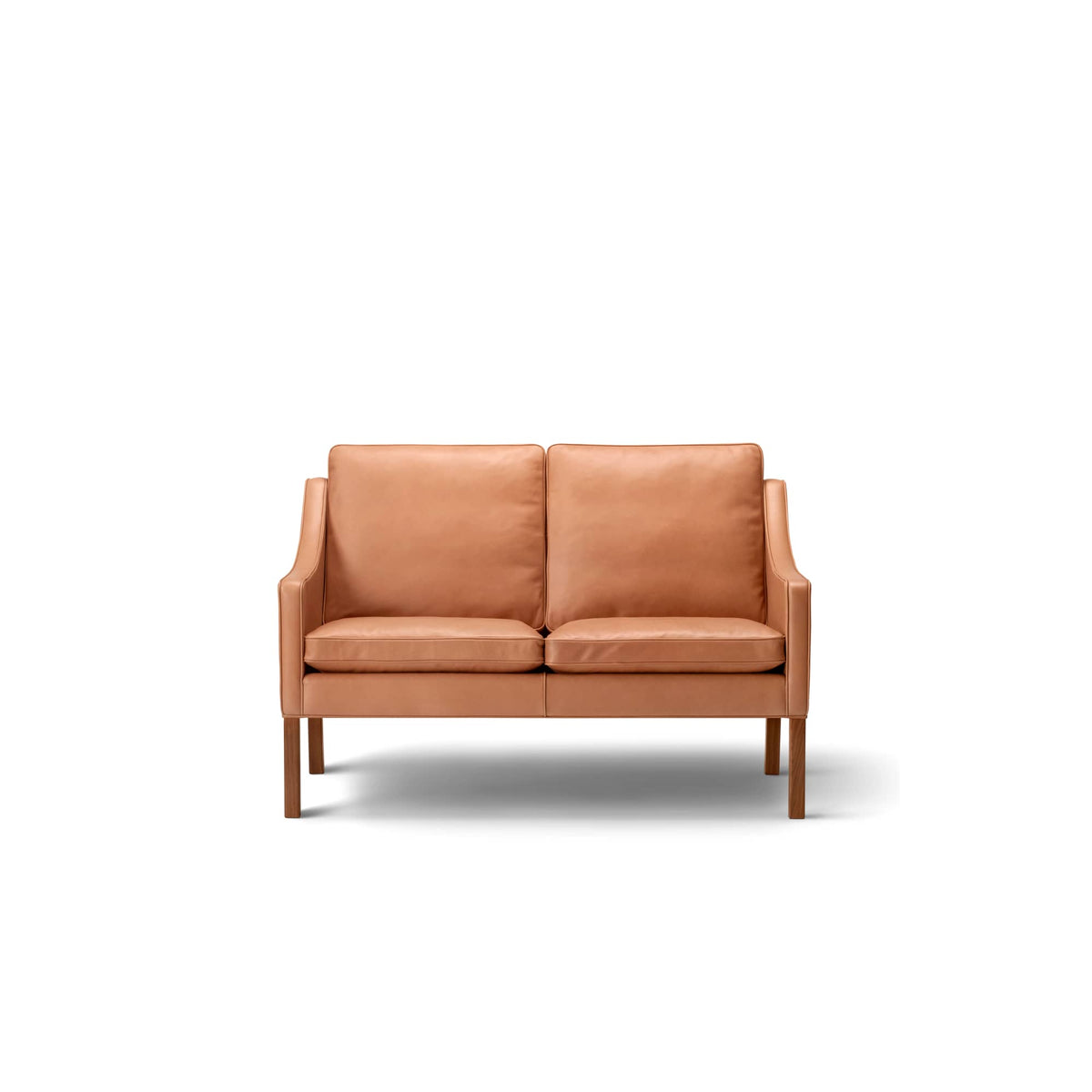 Fredericia Mogensen 2208 Sofa 128 cm, 2-seter. Velg tekstil og treverk