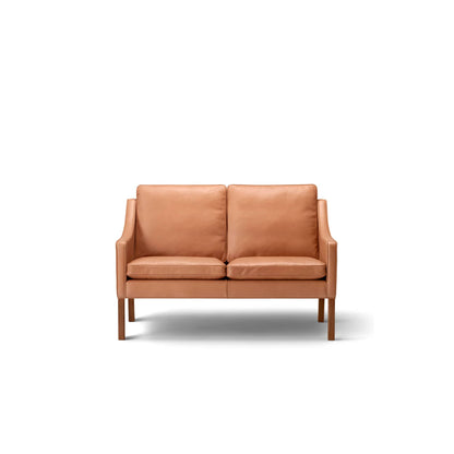 Fredericia Mogensen 2208 Sofa 128 cm, 2-seter. Velg tekstil og treverk
