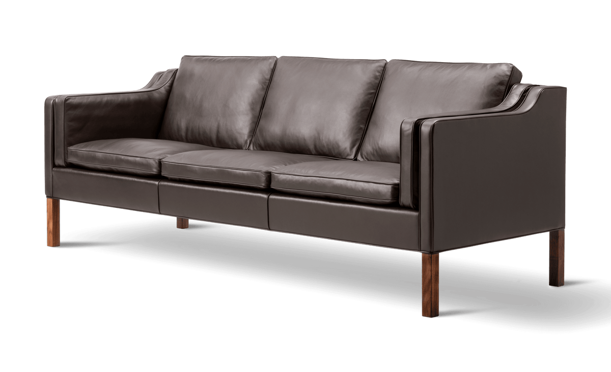 Fredericia Mogensen 2213 Sofa 221 cm, 3-seter. Velg tekstil og treverk