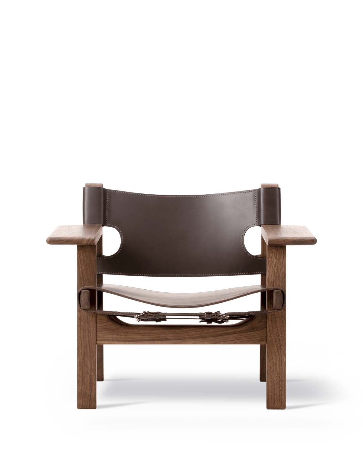 Fredericia The Spanish Chair lenestol. Velg skinn og treverk