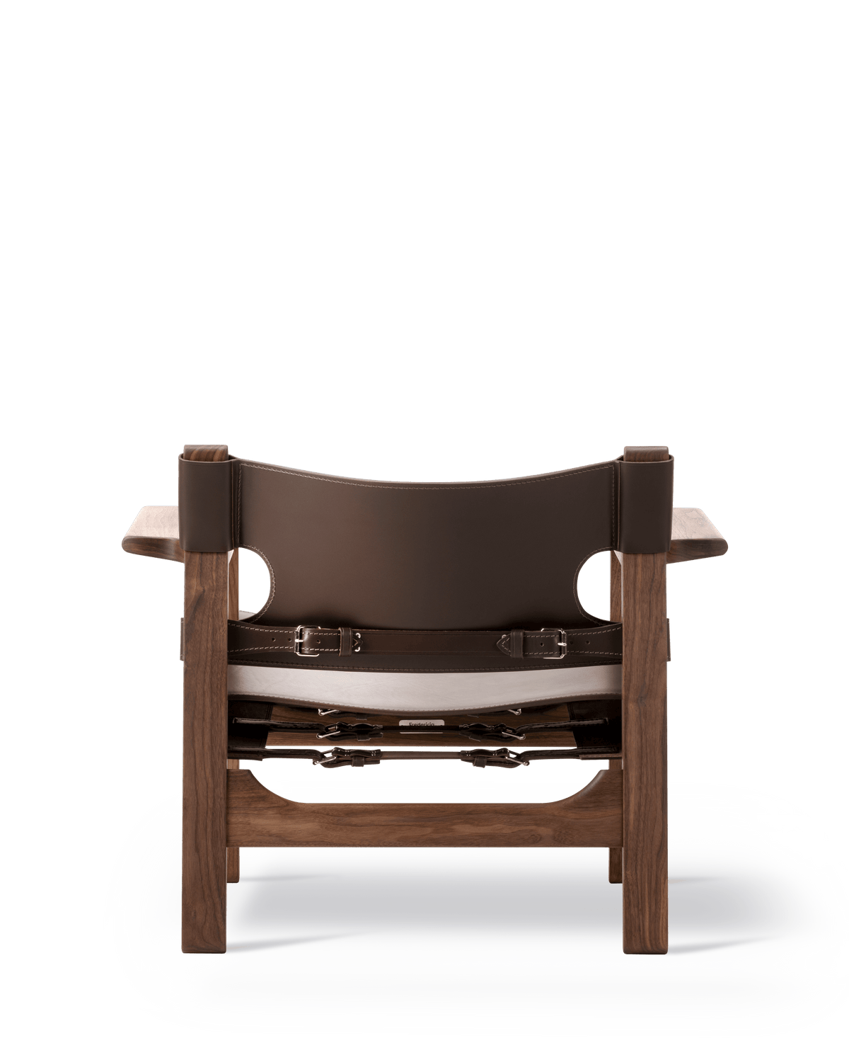 Fredericia The Spanish Chair lenestol. Velg skinn og treverk
