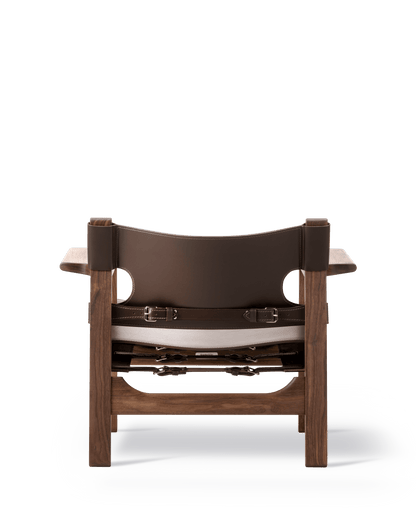 Fredericia The Spanish Chair lenestol. Velg skinn og treverk