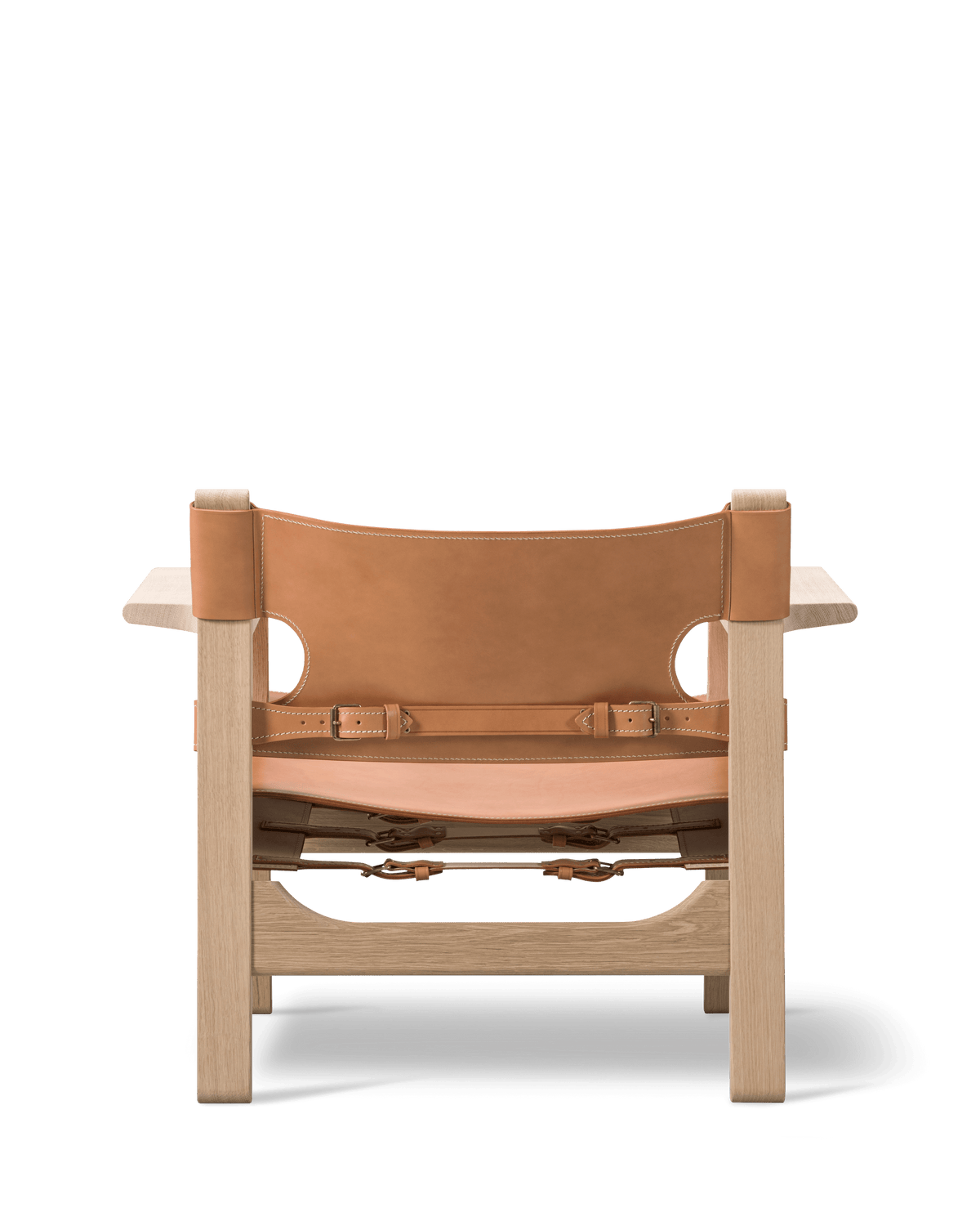 Fredericia The Spanish Chair lenestol. Velg skinn og treverk
