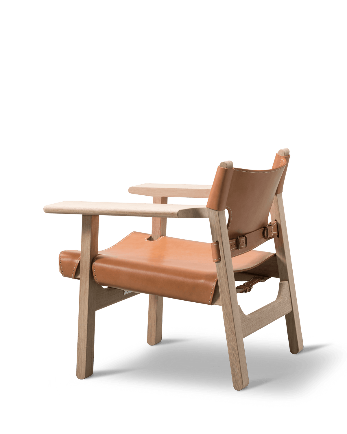 Fredericia The Spanish Chair lenestol. Velg skinn og treverk