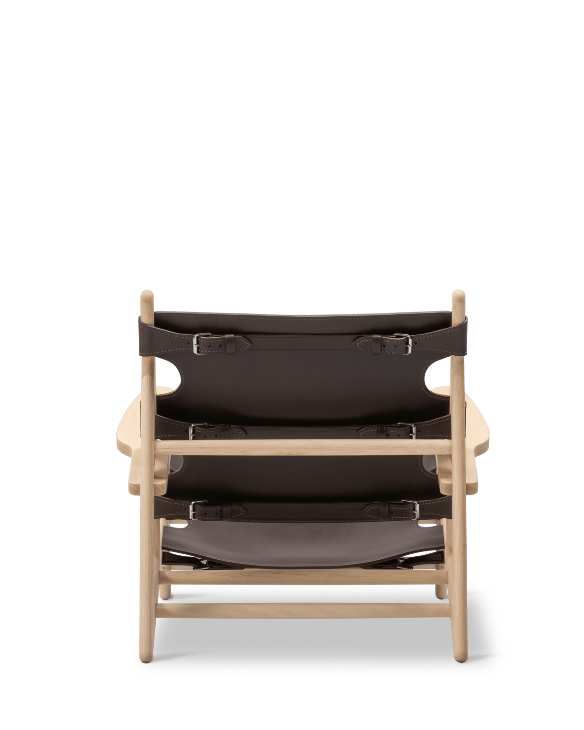 Fredericia The Hunting Chair lenestol. Velg skinn og treverk