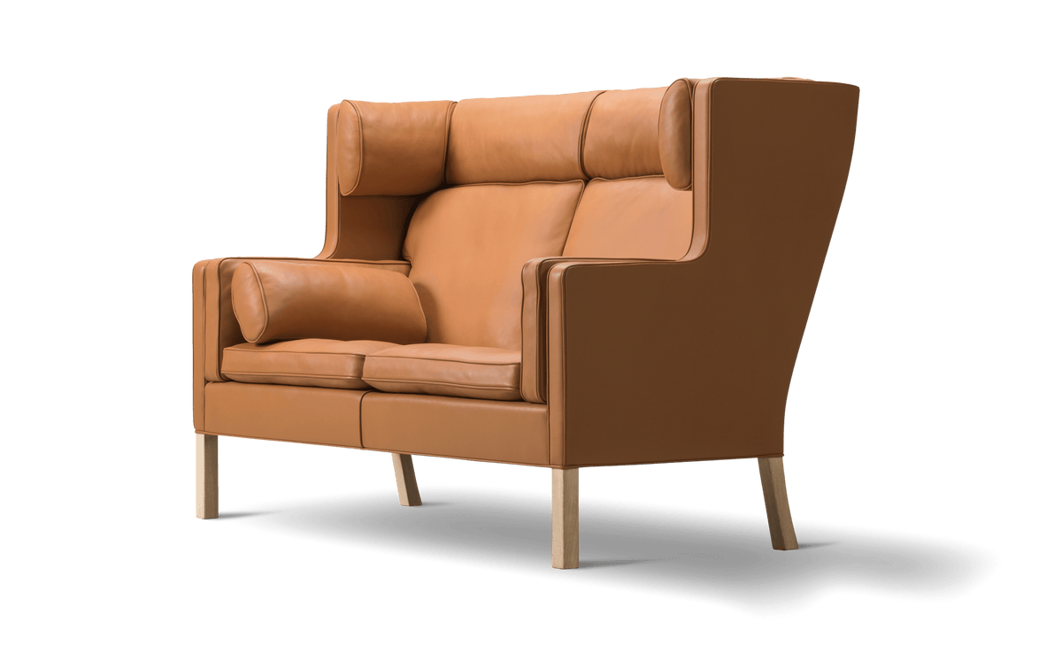 Fredericia Mogensen Coupé Sofaen 154 cm, 2-seter. Velg tekstil og treverk