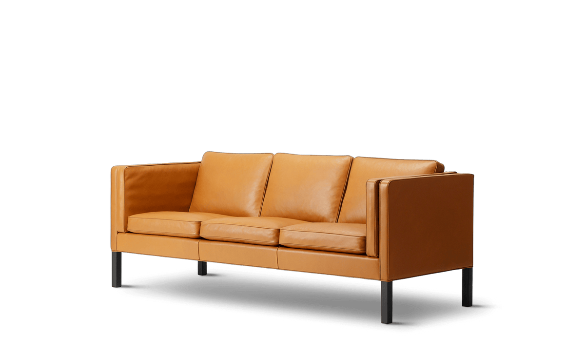 Fredericia Mogensen 2333 Sofa 207 cm, 3-seter. Velg tekstil og treverk