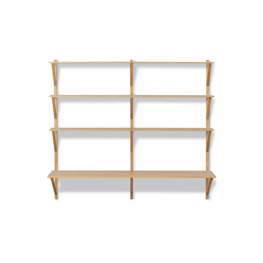 Fredericia BM29 Shelf 2 seksjoner, 3 hyller og skriveplate. Velg overflate