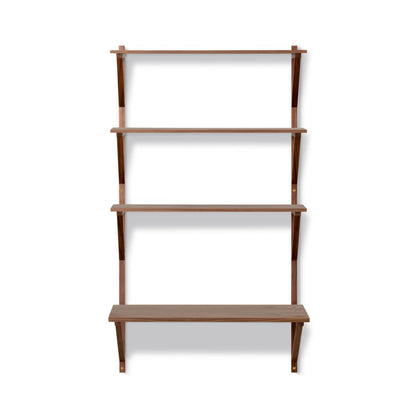 Fredericia BM29 Shelf 1 seksjon, 3 hyller og skriveplate. Velg overflate