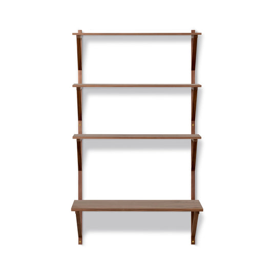 Fredericia BM29 Shelf 1 seksjon, 3 hyller og skriveplate. Velg overflate