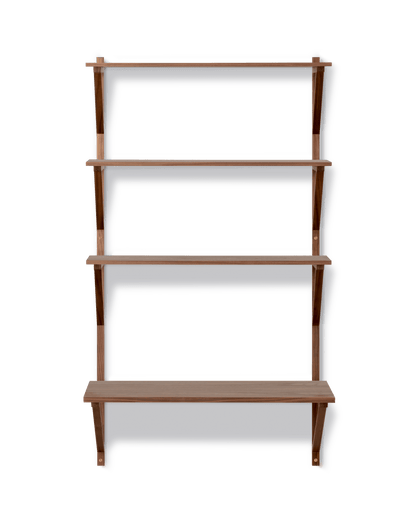 Fredericia BM29 Shelf 1 seksjon, 3 hyller og skriveplate. Velg overflate