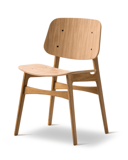 Fredericia Søborg Wood base Chair tresete. Velg treverk
