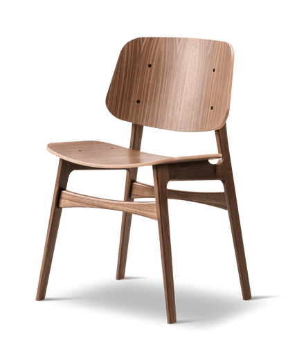 Fredericia Søborg Wood base Chair tresete. Velg treverk