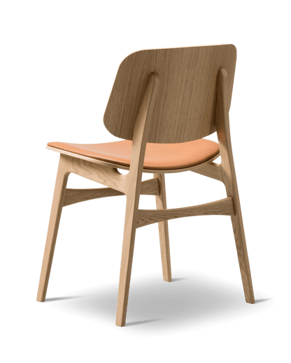 Fredericia Søborg Wood base Chair setepolstret. Velg tekstil og treverk