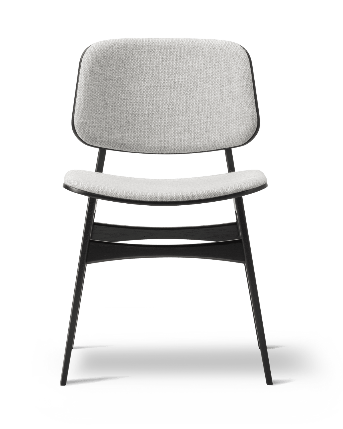 Fredericia Søborg Wood base Chair forsidepolstret. Velg tekstil og treverk.