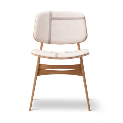 Fredericia Søborg Wood base Chair forsidepolstret. Velg tekstil og treverk