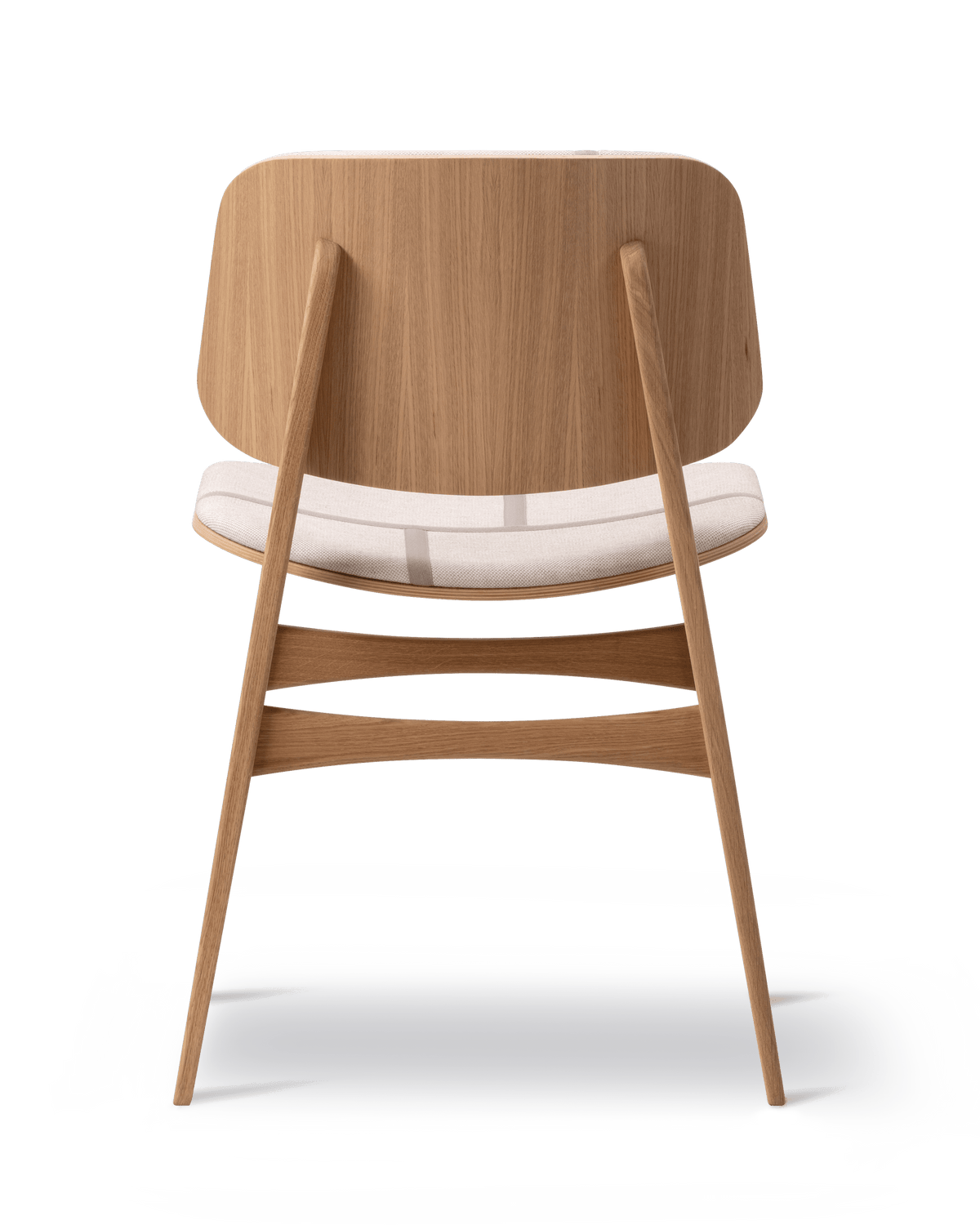 Fredericia Søborg Wood base Chair forsidepolstret. Velg tekstil og treverk