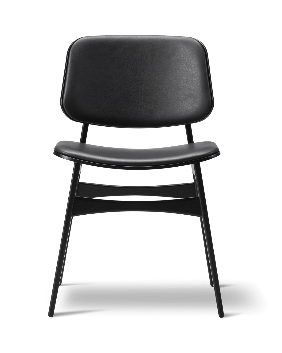 Fredericia Søborg Wood base Chair forsidepolstret. Velg tekstil og treverk