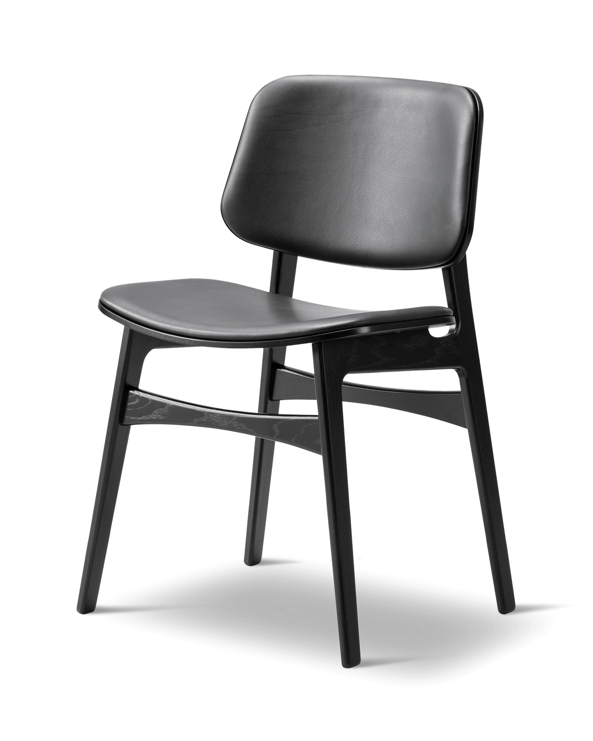 Fredericia Søborg Wood base Chair forsidepolstret. Velg tekstil og treverk