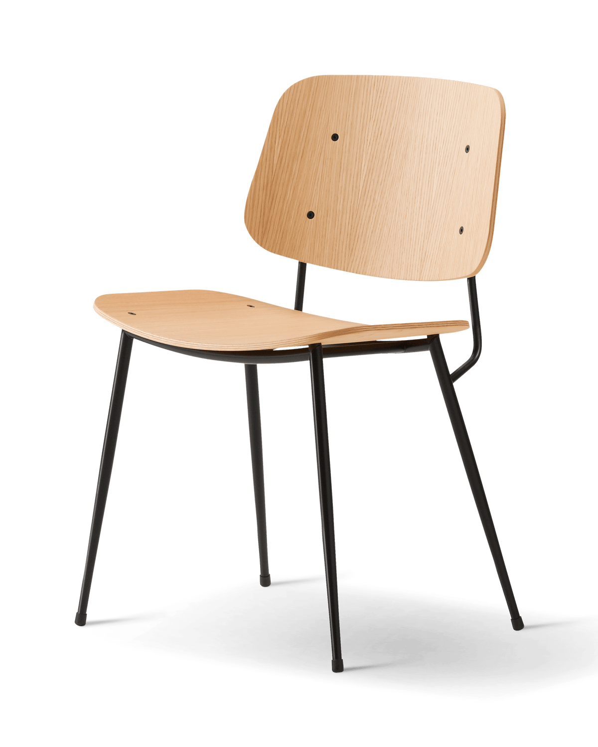 Fredericia Søborg Metal base Chair tresete. Velg understell og treverk