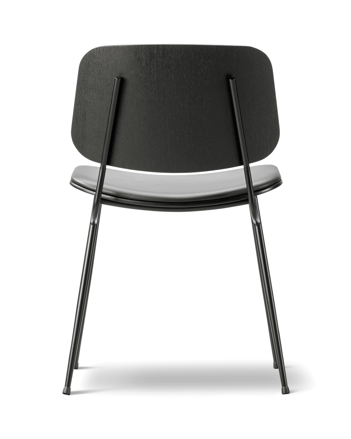 Fredericia Søborg Metal base Chair setepolstret. Velg tekstil og treverk