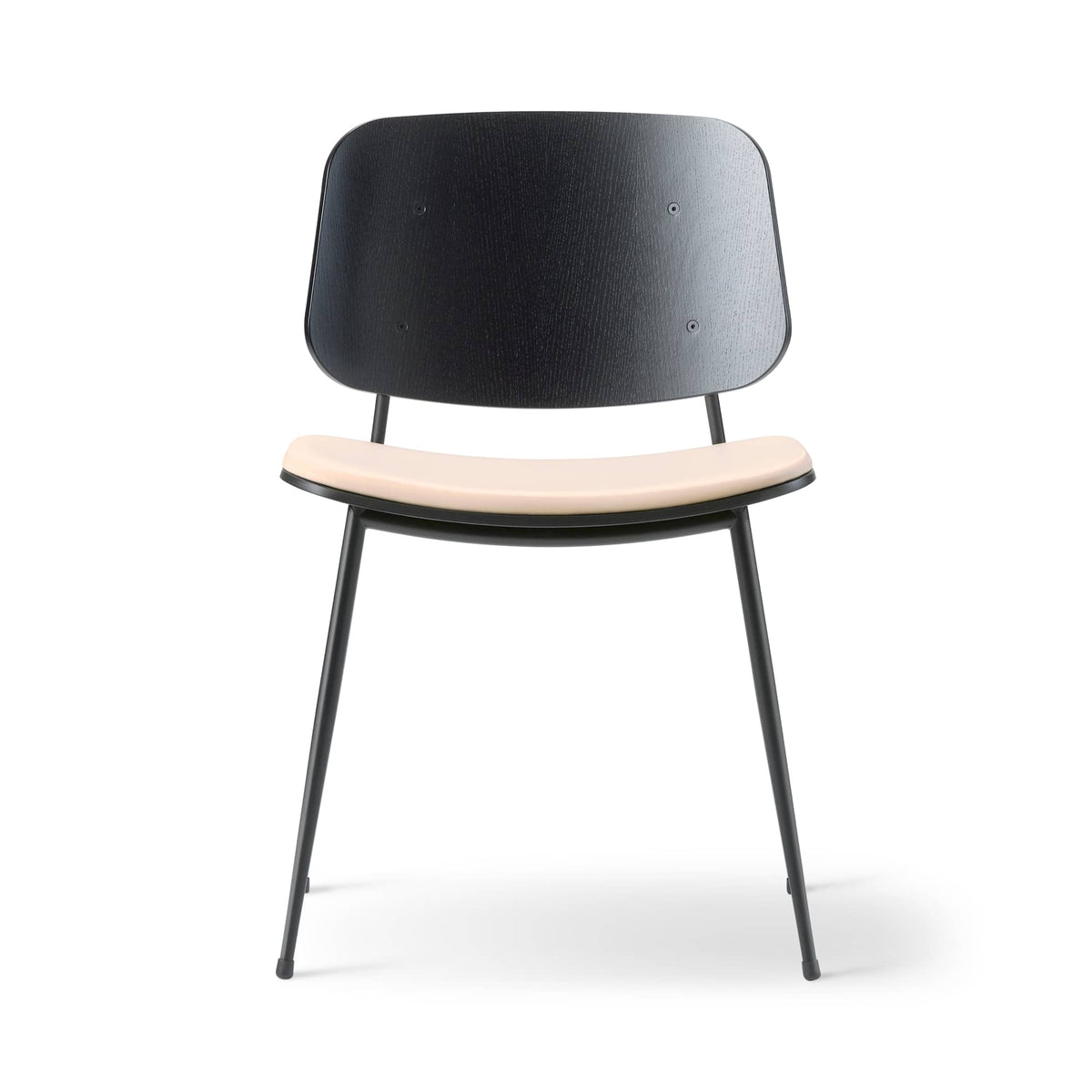 Fredericia Søborg Metal base Chair setepolstret. Velg tekstil og treverk