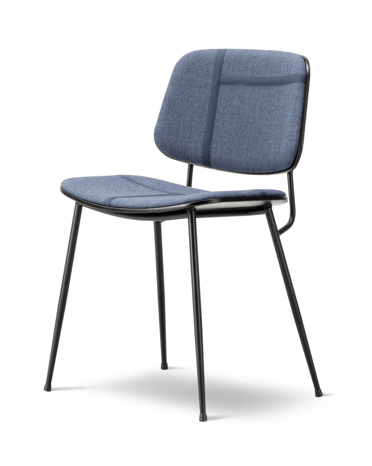 Fredericia Søborg Metal base Chair forsidepolstret. Velg tekstil og treverk