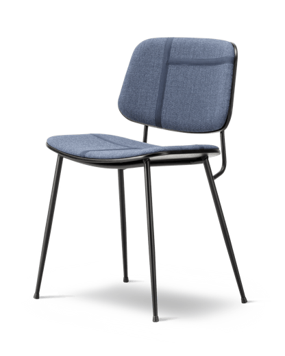Fredericia Søborg Metal base Chair forsidepolstret. Velg tekstil og treverk