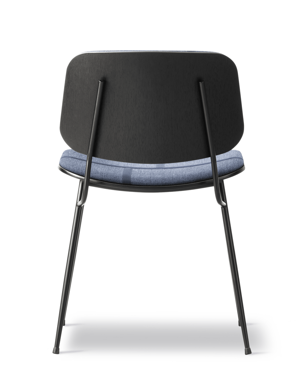 Fredericia Søborg Metal base Chair forsidepolstret. Velg tekstil og treverk