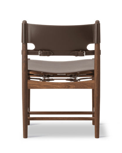 Fredericia The Spanish Dining Chair stol. Velg skinn og treverk
