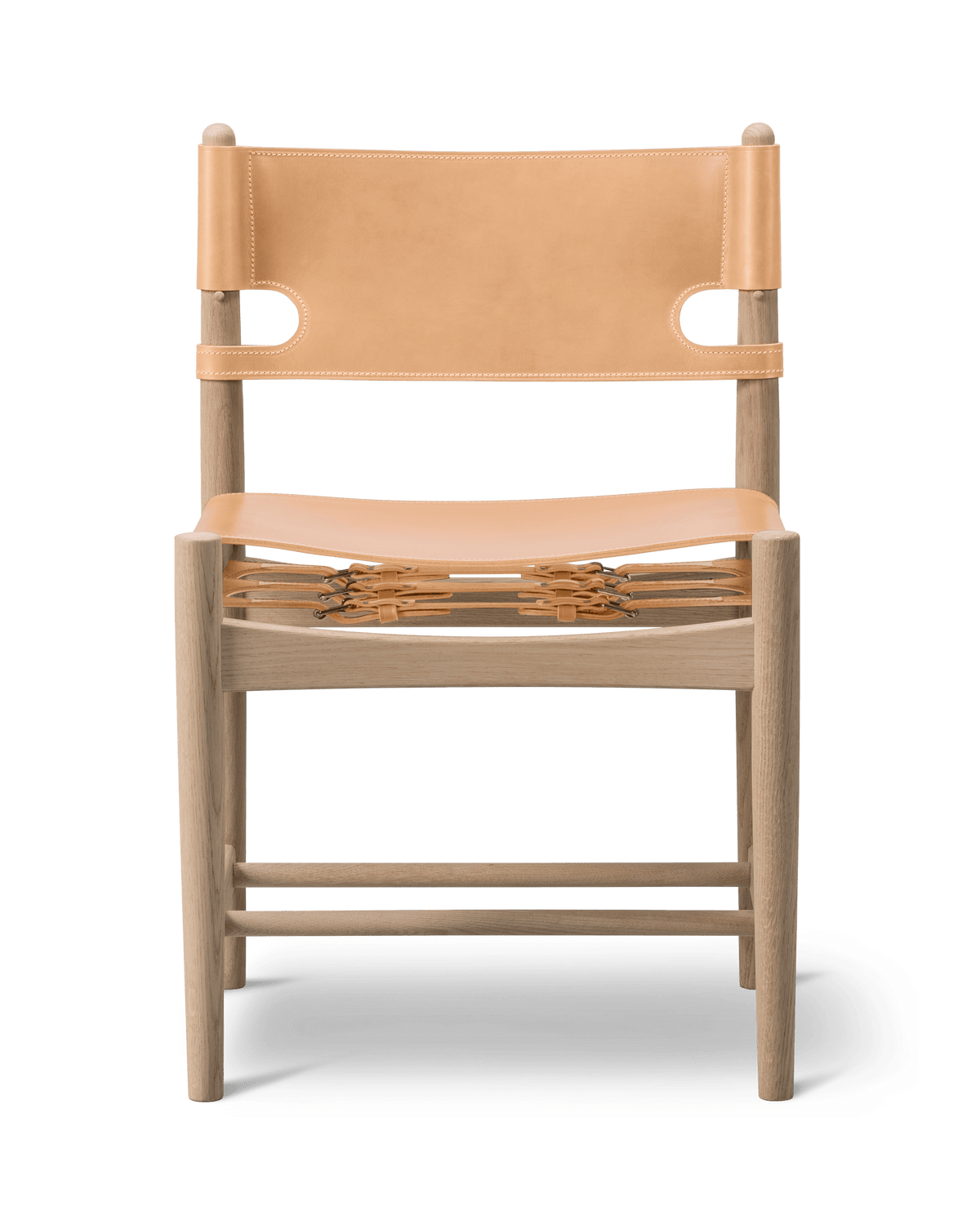 Fredericia The Spanish Dining Chair stol. Velg skinn og treverk